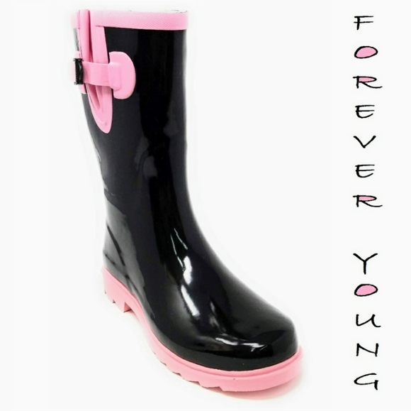 narrow rain boots